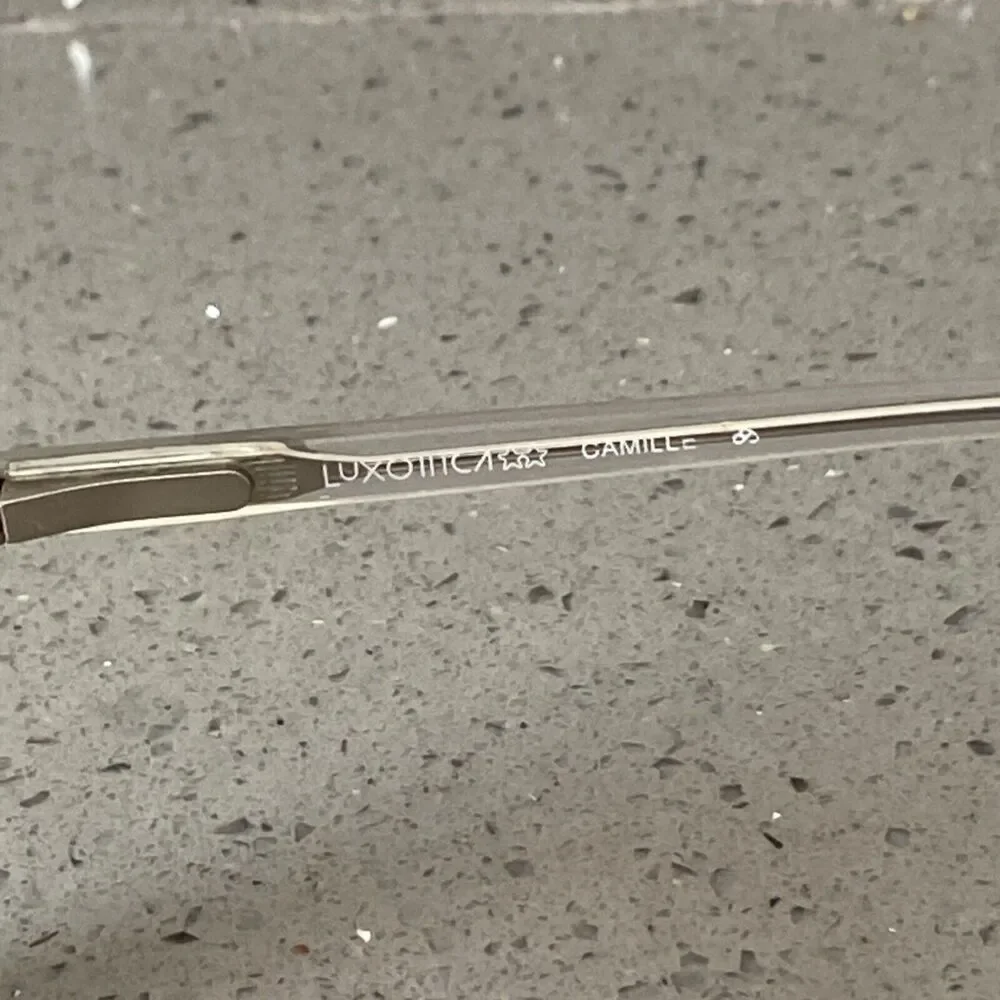 Luxottica Italy Clear Eyeglasses FRAMES ONLY Camille Bluerose 70's 130-54-16